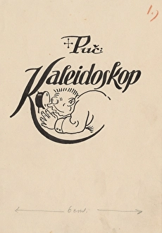 Bending Prints: Title Letter to the Kaleidoscope Collection of Drawings