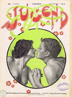 Rendezvous Collection: Title for the magazine Jugend (Youth), No. 14, 1897, 1897