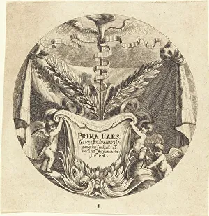 Wolfgang The Elder Georg Andreas Prints: Title Page, 1665. Creator: Georg Andreas Wolfgang