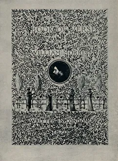 Georgiana Prints: Title-page to A Book of Verse, by William Morris, 1870. Creator: William Morris