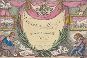 Title Page, The Caricature Magazine by G. M. Woodward, Vol. 4, 1809. 1809