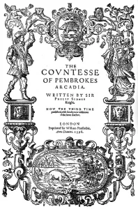 John Richard Prints: Title page of The Countess of Pembrokes Arcadia by Sir Philip Sidney