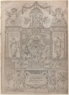 Andries Van Wesel Collection: Title Page and Dedication for the 'Compendiosa totius Anatomiae delineatio'