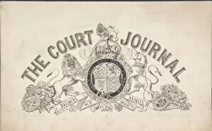 Title page design for The Court Journal, 1830-62