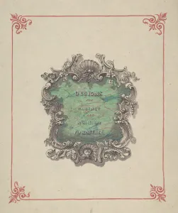 R W Hume Prints: Title Page Design: Designs for Cabinet and Upholstery Furniture, 1830-1900