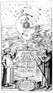 Johannes Prints: Title page of A Discourse Concerning a New World & Another Planet by John Wilkins, 1683