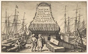 Anchors Prints: Title page: Dutch Ships, 1647. Creator: Wenceslaus Hollar