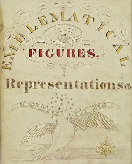 Sketch Book Prints: Title page: Emblematical Figures