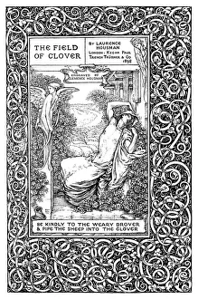 Clover Prints: Title page to The Field of Clover, 1899. Artist: Clemence Housman