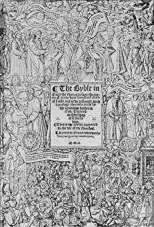 Title-Page of the Great Bible, 1540, (1903). Artist: Master of Francois de Rohan Title-Page of the Great Bible, 1540, (1903). Artist: Master of Francois de Rohan