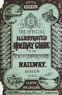 Guide Prints: Title page, Guide to the North Staffordshire Railway, 1890. Creator: Unknown