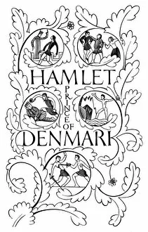 Edition Gallery: Title page for Hamlet, 1932. Artist: Eric Gill