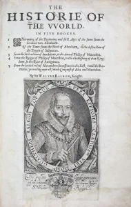Simon De Passe Collection: Title page from The Historie of the World by Sir Walter Raleigh, 17th century. Artist