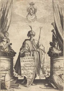 Title Page for Il Solimano, 1620. Creator: Jacques Callot. Title Page for Il Solimano, 1620. Creator: Jacques Callot