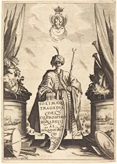 Title Page for Il Solimano, 1620. Creator: Jacques Callot. Title Page for Il Solimano, 1620. Creator: Jacques Callot