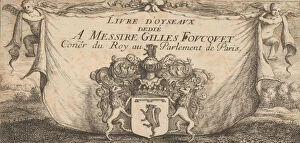 Albert Flamen Gallery: Title Page: Livre d Oyseaux (Book of Birds), 1655-1660. Creator: albert flamen