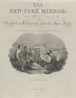 Durand Collection: Title Page: The New York Mirror, A Weekly Journal, Devoted to Literature