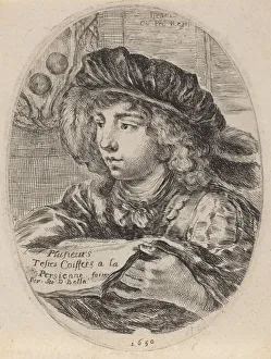Title Page for Plusieurs Testes Coiffees a la Persienne, 1650