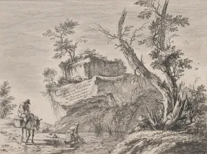 Title-Page to a Series of Ten Landscapes, 1763. Creator: Jean-Jacques de Boissieu Title-Page to a Series of Ten Landscapes, 1763. Creator: Jean-Jacques de Boissieu