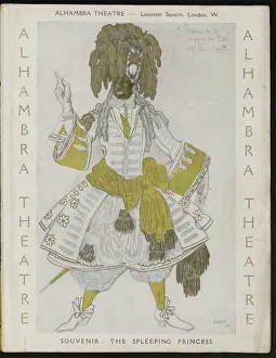 Title page of Souvenir program for Ballets Russes. Artist: Bakst, Leon (1866-1924)