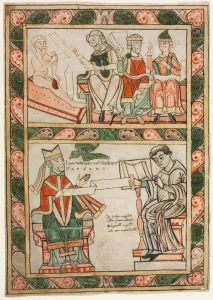 Probably By Prints: Title Page of St. Gregorys Moralia : Job Visited by His Three Friends (above)