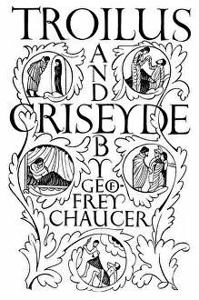 Love Story Gallery: Title Page: Troilus and Criseyde, 1927. Artist: Eric Gill