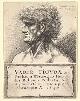 The Metropolitan Museum Of Prints: Title-page to Varie Figurae& Probae, 1645. Creator: Wenceslaus Hollar