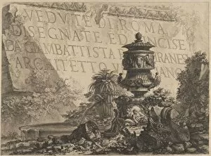 Title-page for Vedute di Roma'... 1760-78. Creator: Giovanni Battista Piranesi