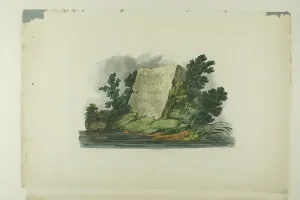 Hill John Prints: Title Page, Vignette, and plate one of the first number of Picturesque Views of Americ