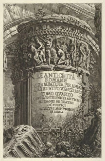 Series Gallery: Title page: volume IV, The Antiquities of Rome by Giambatista Piranesi