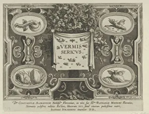 Silk Farming Prints: Title Plate from The Introduction of the Silkworm'[Vermis Sericus]