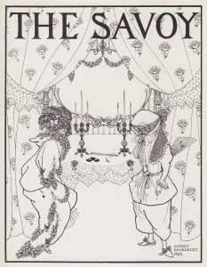 Masked Ball Prints: Titlepage to The Savoy Nos 1 and 2, 1895. Creator: Aubrey Beardsley