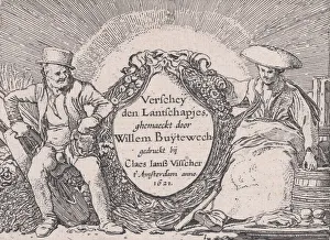 Willhelm Buytenweg Prints: Titlepage, from Verscheyden Landtschapjes (Various Little Landscapes), Plate 1, ca