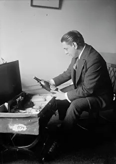 Suitcase Prints: Tito Schipa, between c1915 and c1920. Creator: Bain News Service