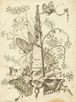 Saint Aubin Charles Germain Prints: Titre, in or after 1756. Creator: Charles-Germain de Saint-Aubin