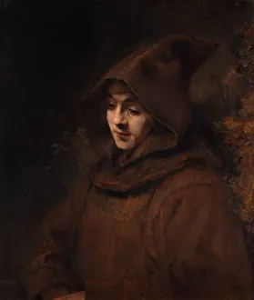 Titus Prints: Titus as a monk, 1660. Artist: Rembrandt van Rhijn (1606-1669)