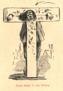 Gilbert Abbott A Gallery: Titus Oates in the Pillory, 1897. Creator: John Leech