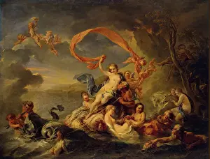 Nymph Prints: Tiumph of Galatea, 1720. Creator: Jean Baptiste van Loo
