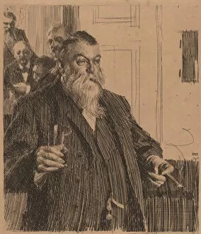 Images Dated 16th July 2021: A Toast II, 1893. Creator: Anders Leonard Zorn