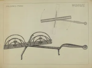 Kitchenware Gallery: Toast Rack, c. 1936. Creator: Mildred Ford