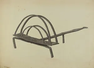 Iron Collection: Toast Rack, c. 1939. Creator: Gordon Sanborn