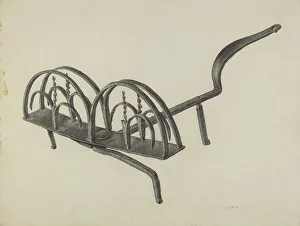 Jacob Lipkin Prints: Toast Rack, c. 1939. Creator: Jacob Lipkin