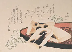 Toasted Mochi (a kind of rice food used during the New Year season), 19th century