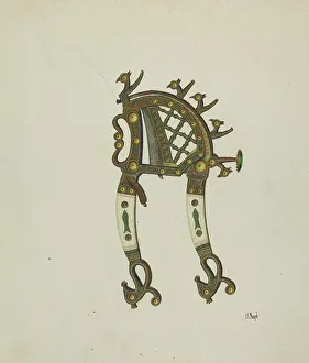 Joseph L Prints: Tobacco Cutter, c. 1939. Creator: Joseph L. Boyd