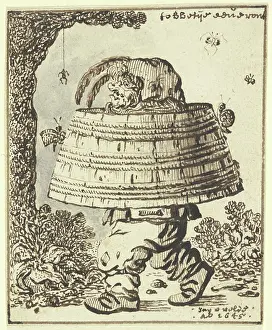Barrels Prints: Tobbeteye eeneront, 1645. Creator: Jan Jansz van de Velde