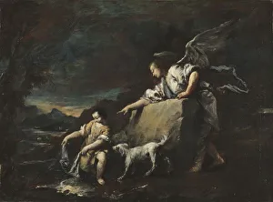 1712 1793 Prints: Tobias and the Angel, 1750s. Creator: Francesco Guardi (Italian, 1712-1793)