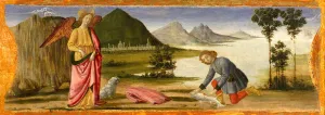 Tobias Prints: Tobias and the Angel, ca. 1479. Creator: Davide Ghirlandaio