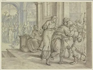 Visit Prints: Tobias's visit to Raguel, 1610