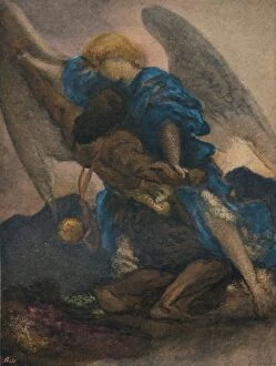 Baronaron Collection: Tobit and the Angel, c1886. Artist: Frederic Leighton