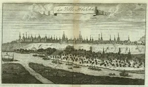 Tobolsk Prints: Tobolsk (From: Travels into Muscovy), 1711. Artist: Bruijn, Cornelis de (1652-1727)